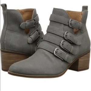 NWT Lucky Brand Loreniah Buckle Booties
